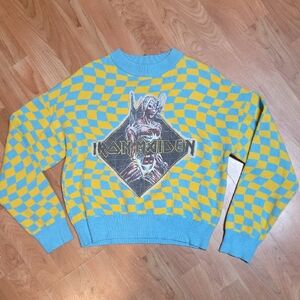 Iron Maiden Cropped Sweater